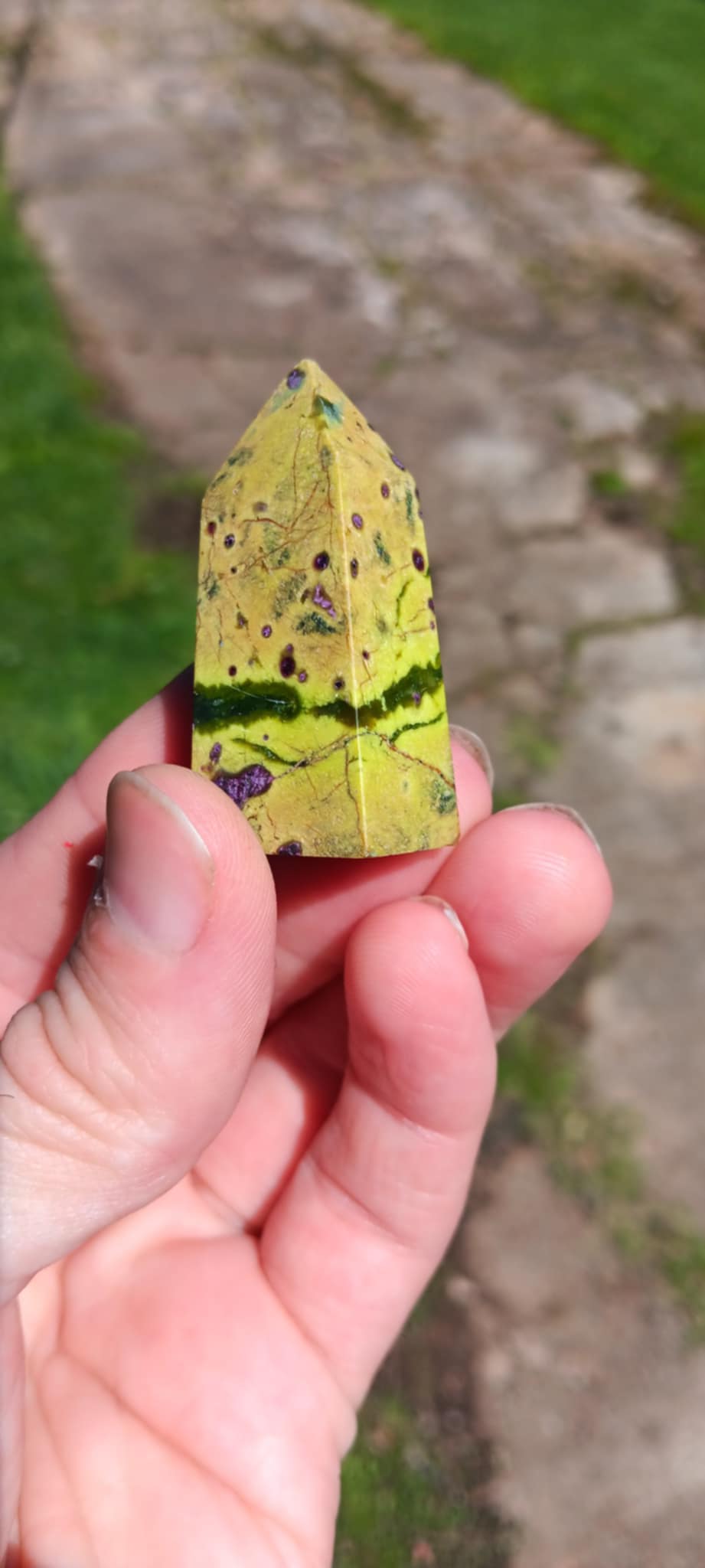 Obelisk: Atlantisite 1.75 Inches