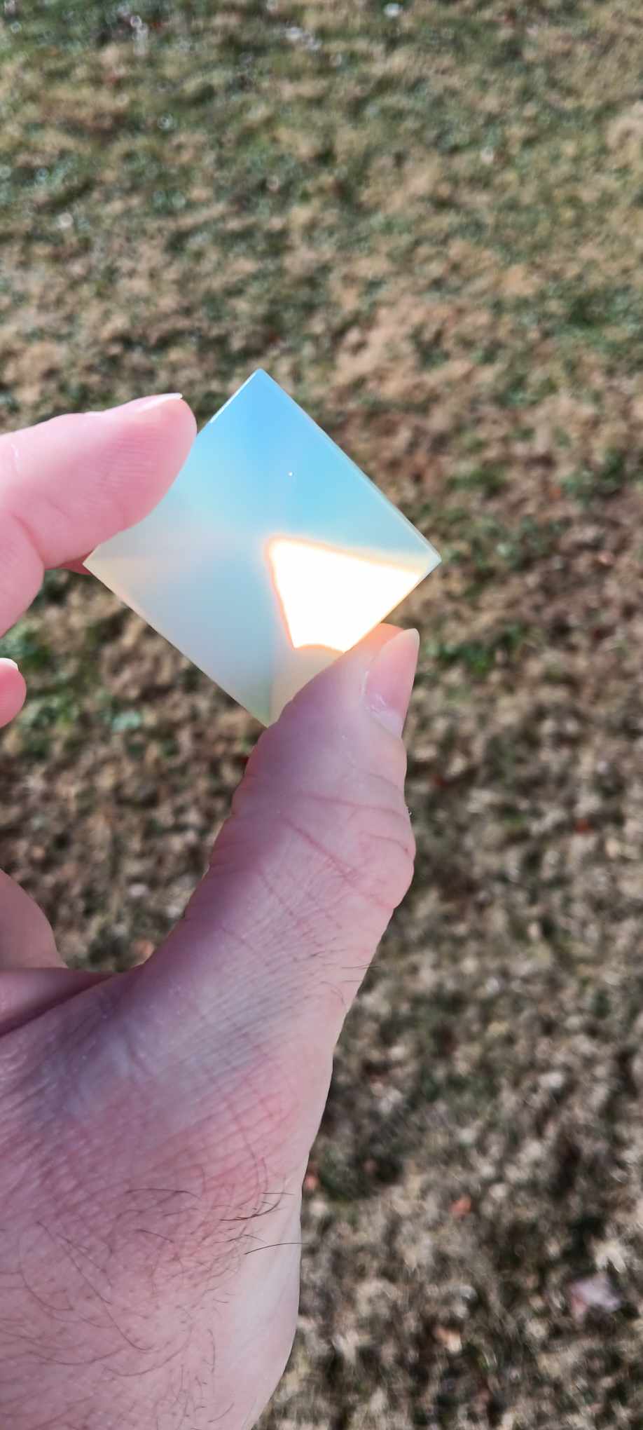 Pyramid: Opalite Orange Flash