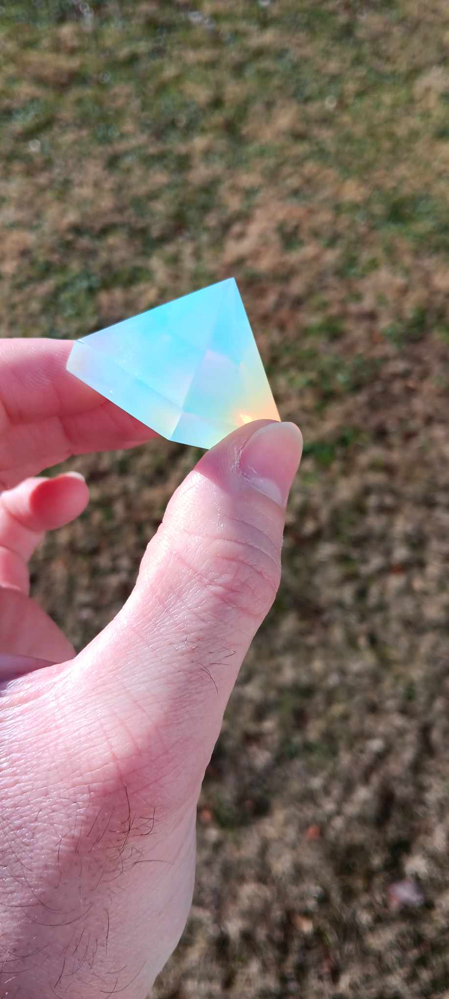 Pyramid: Opalite Orange Flash