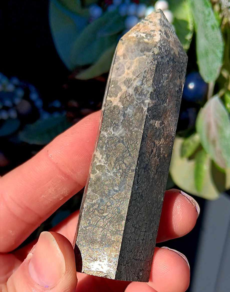 Obelisk: Pyrite "Fools Gold" 3.5 Inches