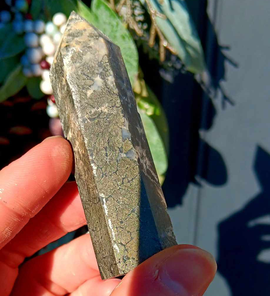 Obelisk: Pyrite "Fools Gold" 3.5 Inches