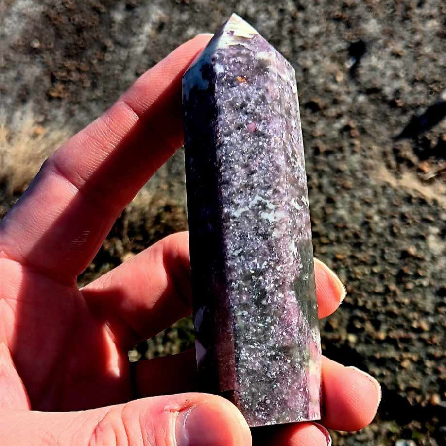 Obelisk: Pink Tourmaline 4 Inches