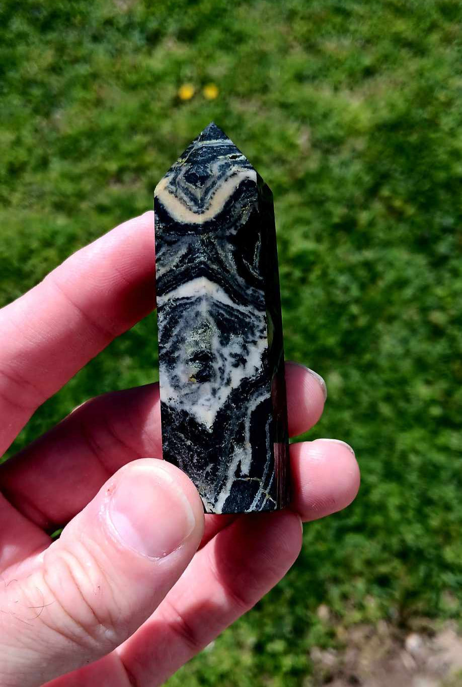 Brand New Obelisk: Zebra Jasper (Zebra Stone) 3 Inches