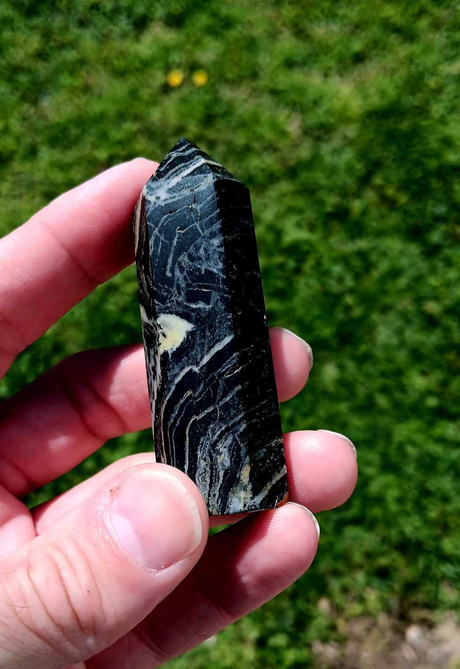 Brand New Obelisk: Zebra Jasper (Zebra Stone) 3 Inches