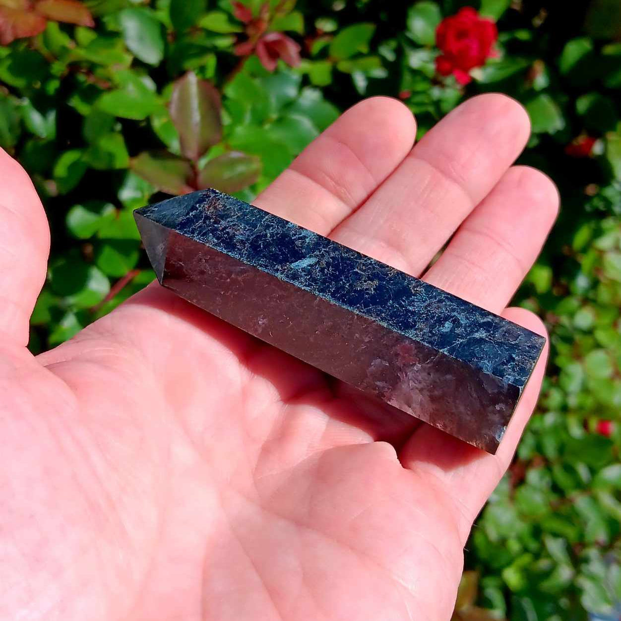 Brand New Obelisk: Garnet 3.25 Inches