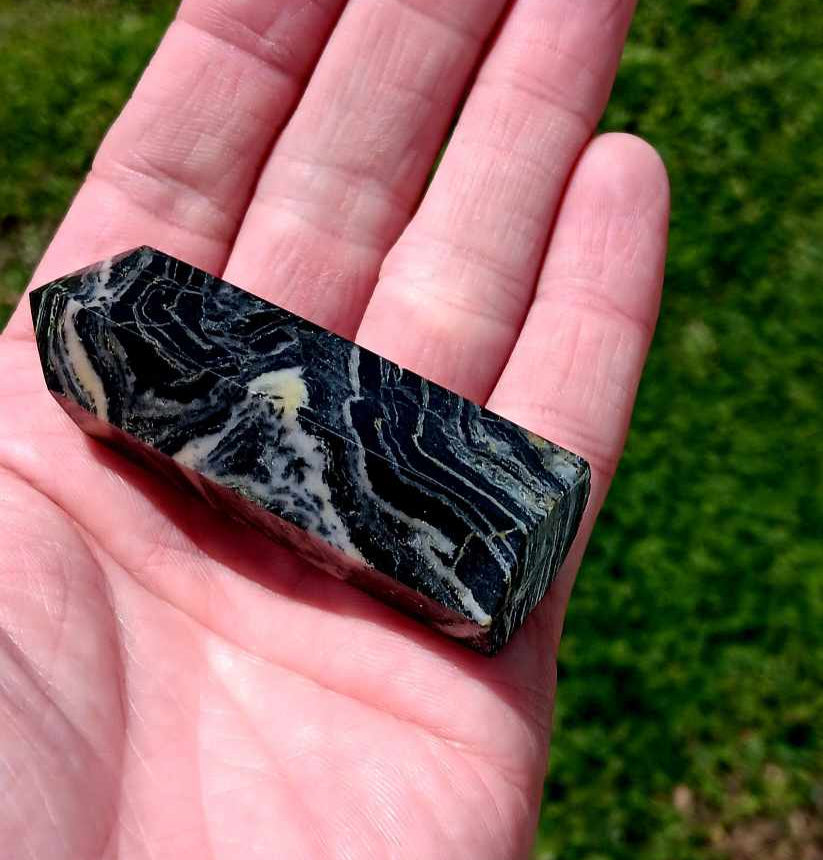 Brand New Obelisk: Zebra Jasper (Zebra Stone) 3 Inches