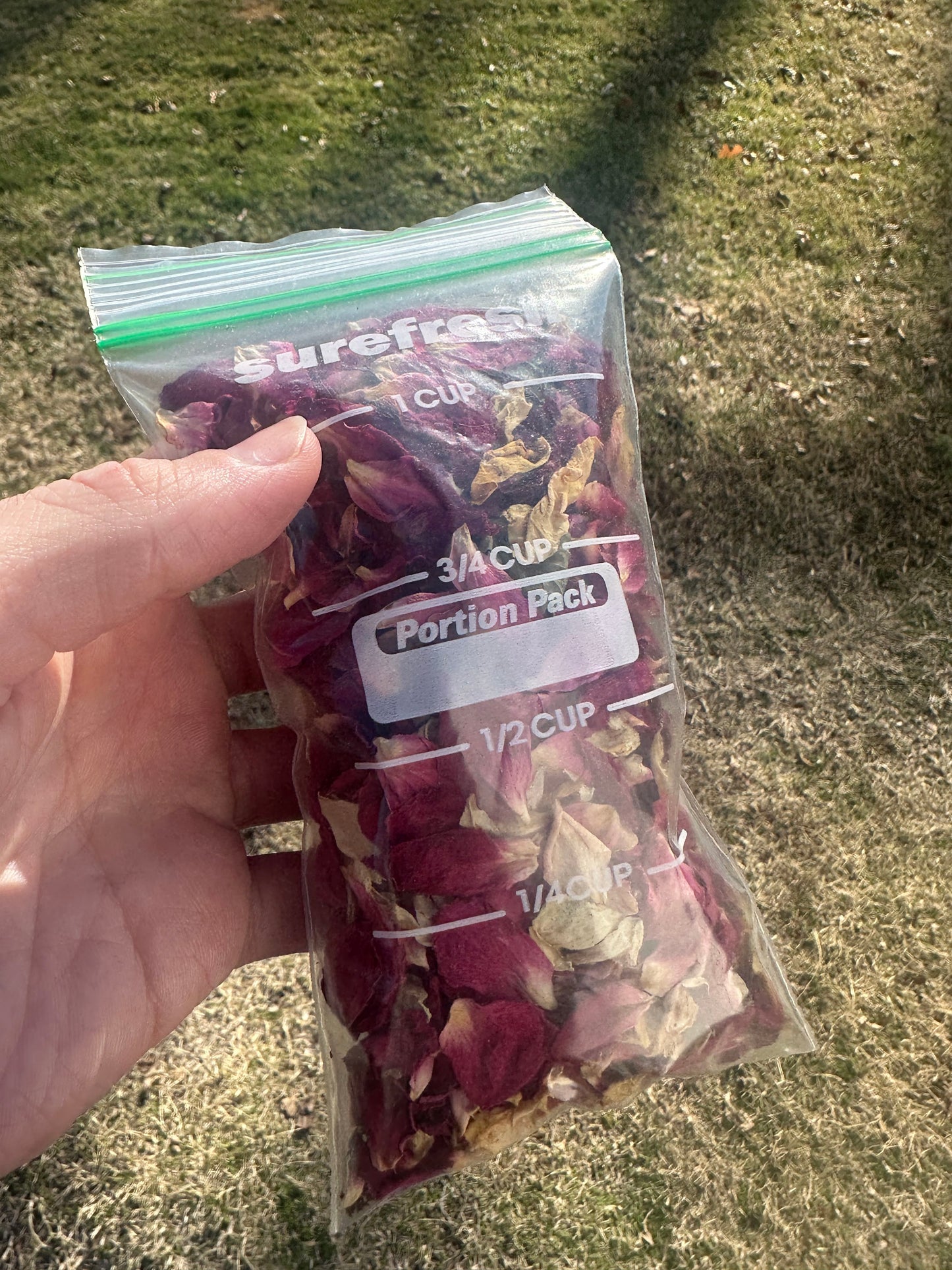 Garden Grown Organic Rose Petals 2 Ounce Bag