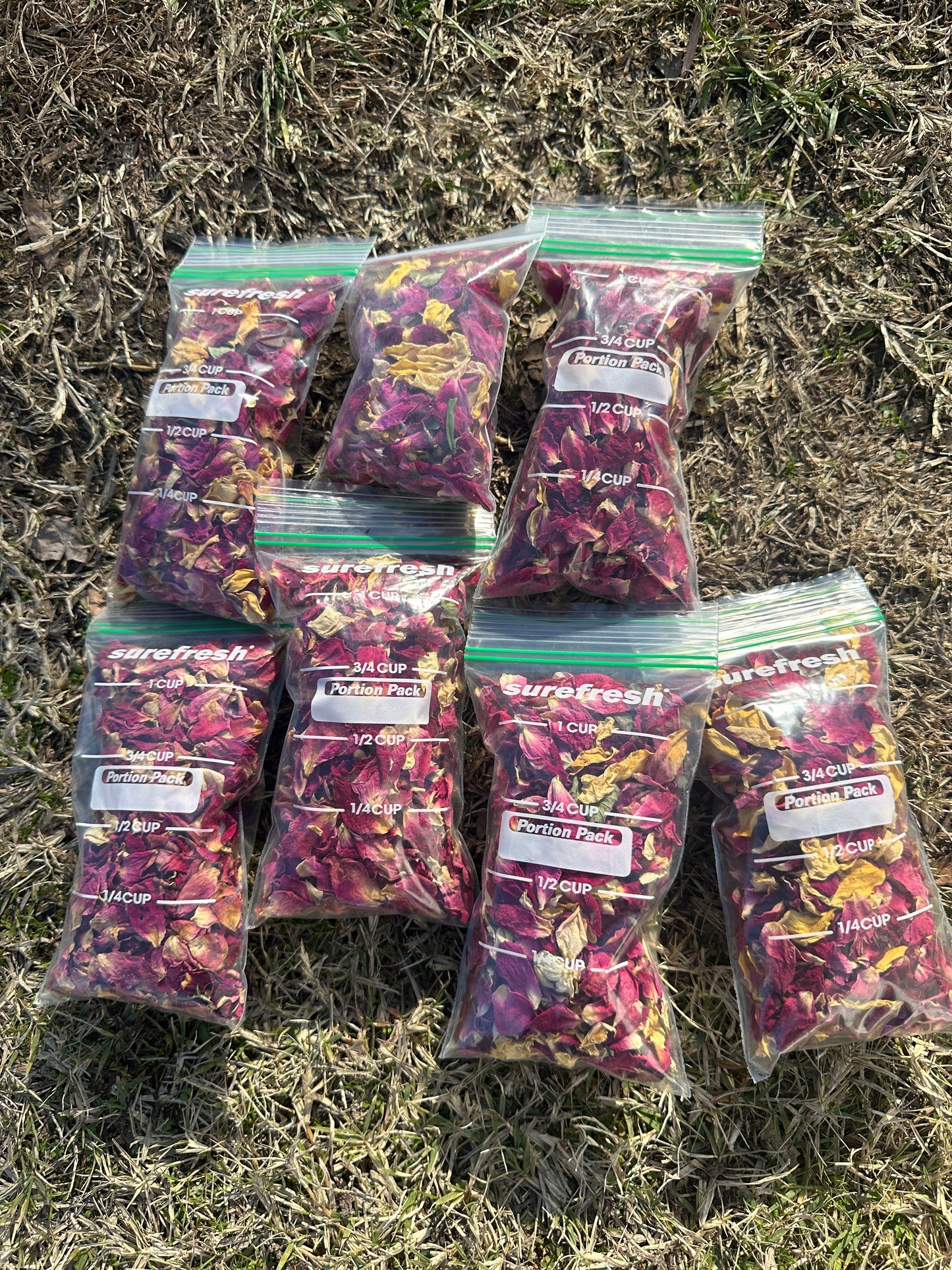 Garden Grown Organic Rose Petals 2 Ounce Bag