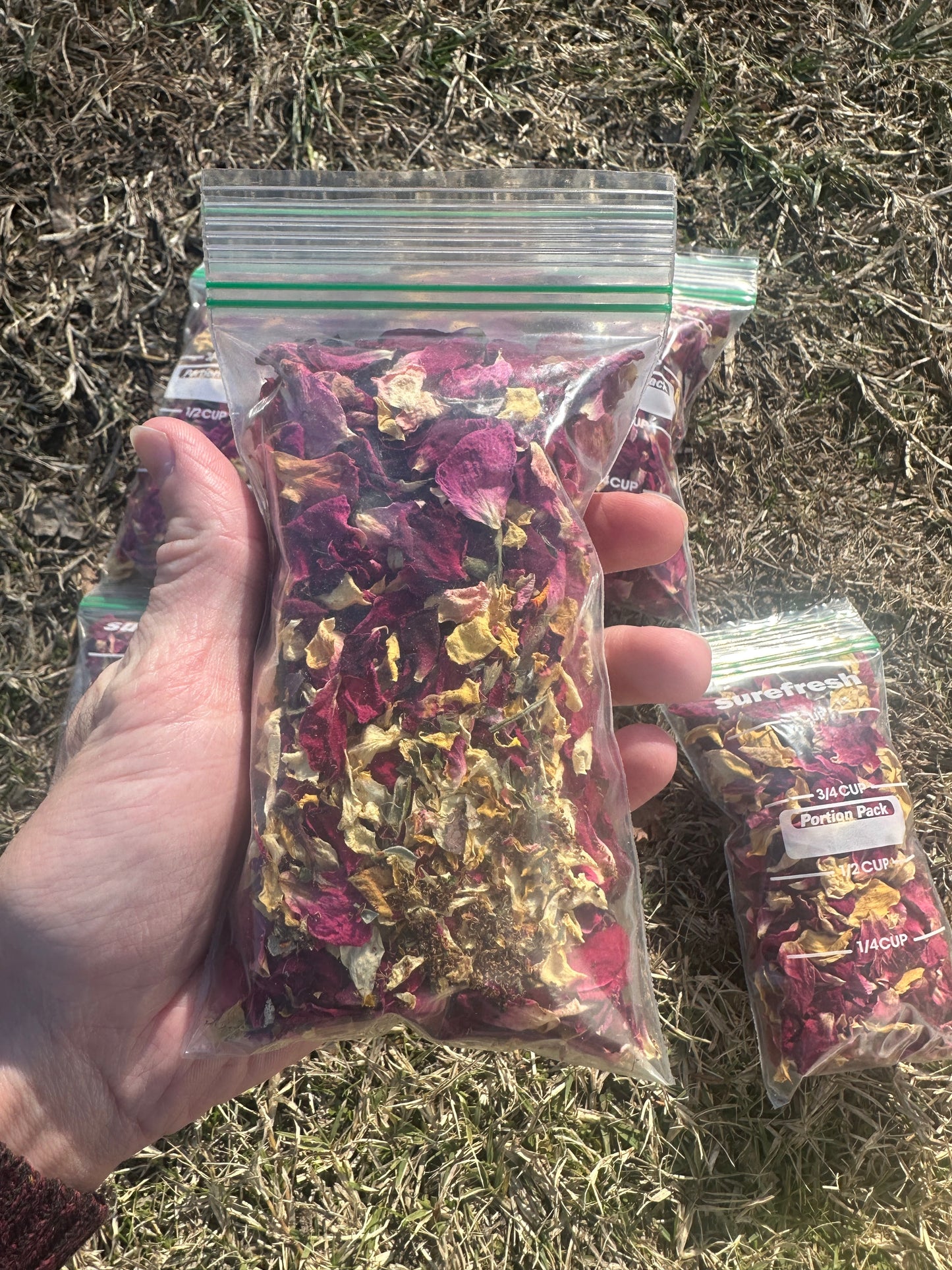 Garden Grown Organic Rose Petals 2 Ounce Bag