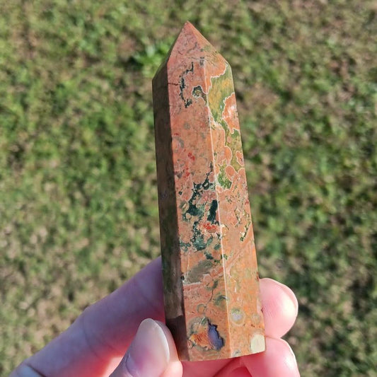 Obelisk: Kambaba Jasper 3.5 Inches