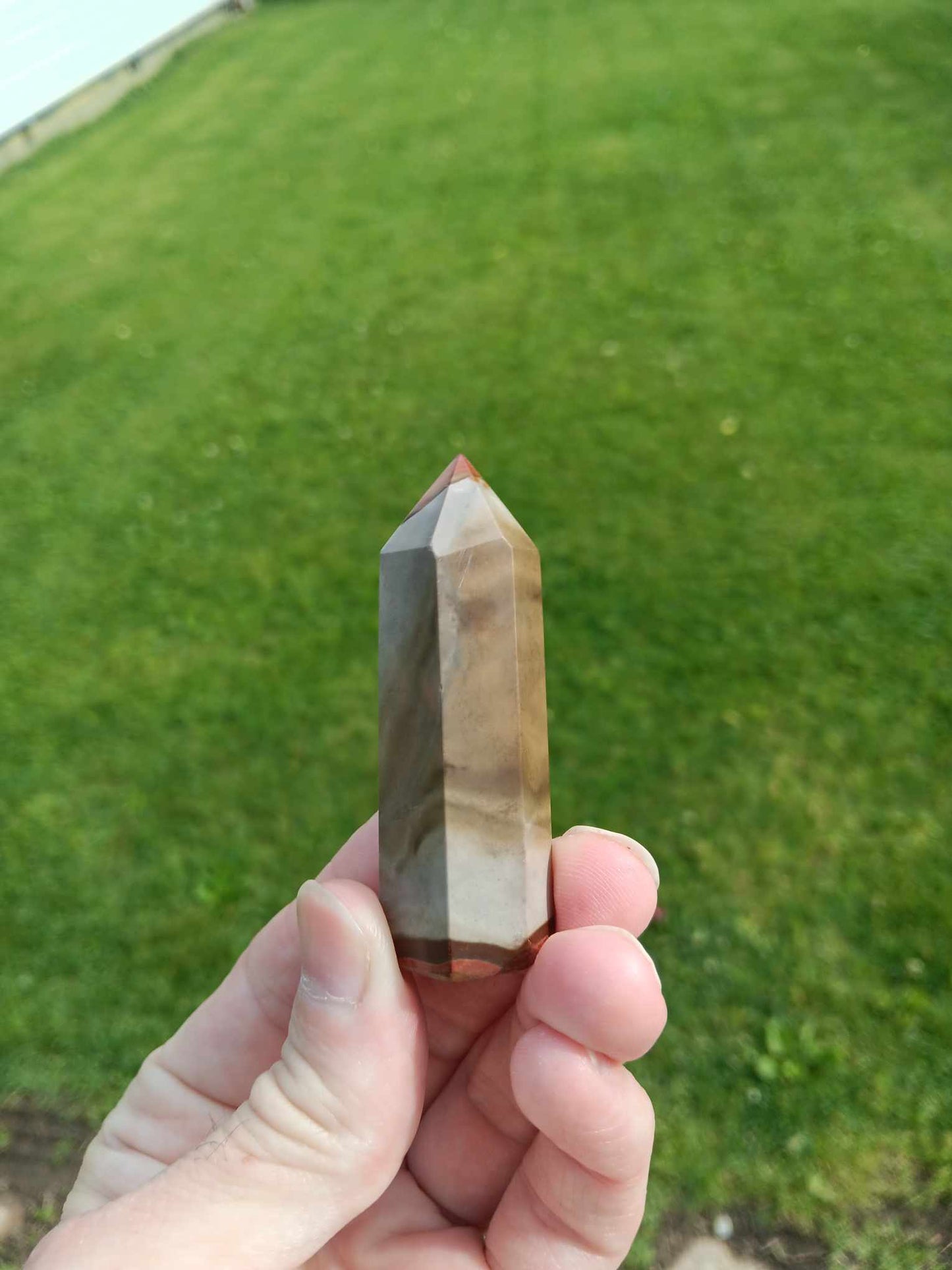 Obelisk: Mookaite Jasper Swirling Colors 2.5 Inches