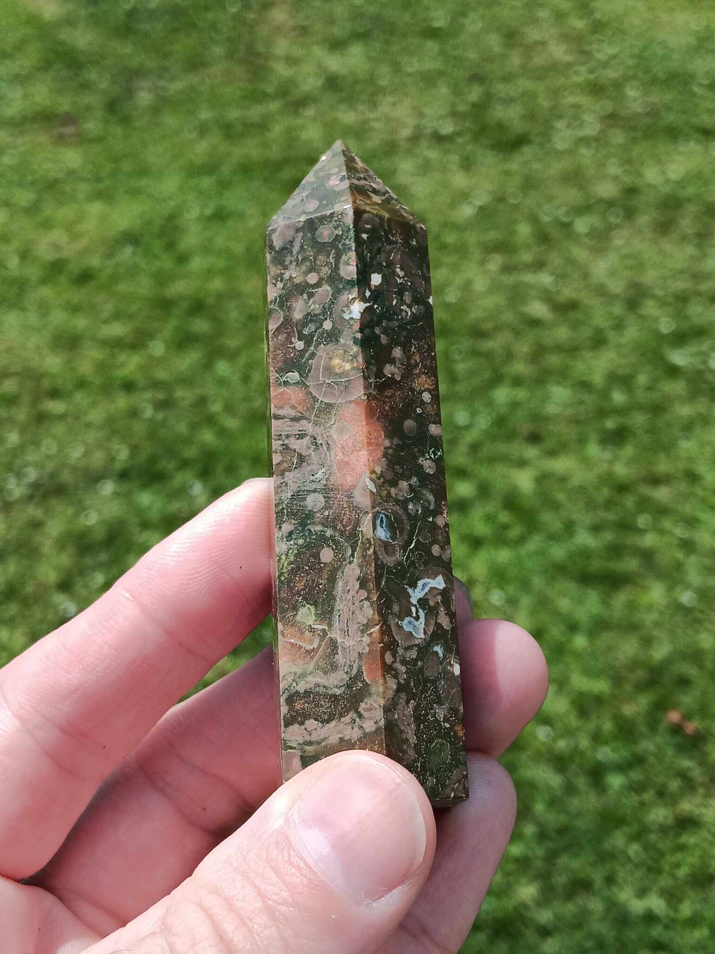 Obelisk: Kambaba Jasper 4 Inches