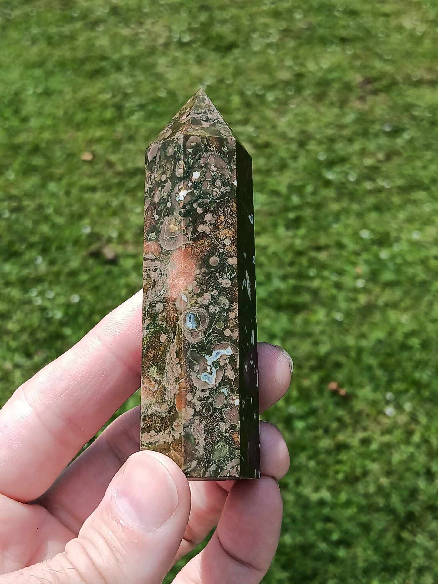 Obelisk: Kambaba Jasper 4 Inches