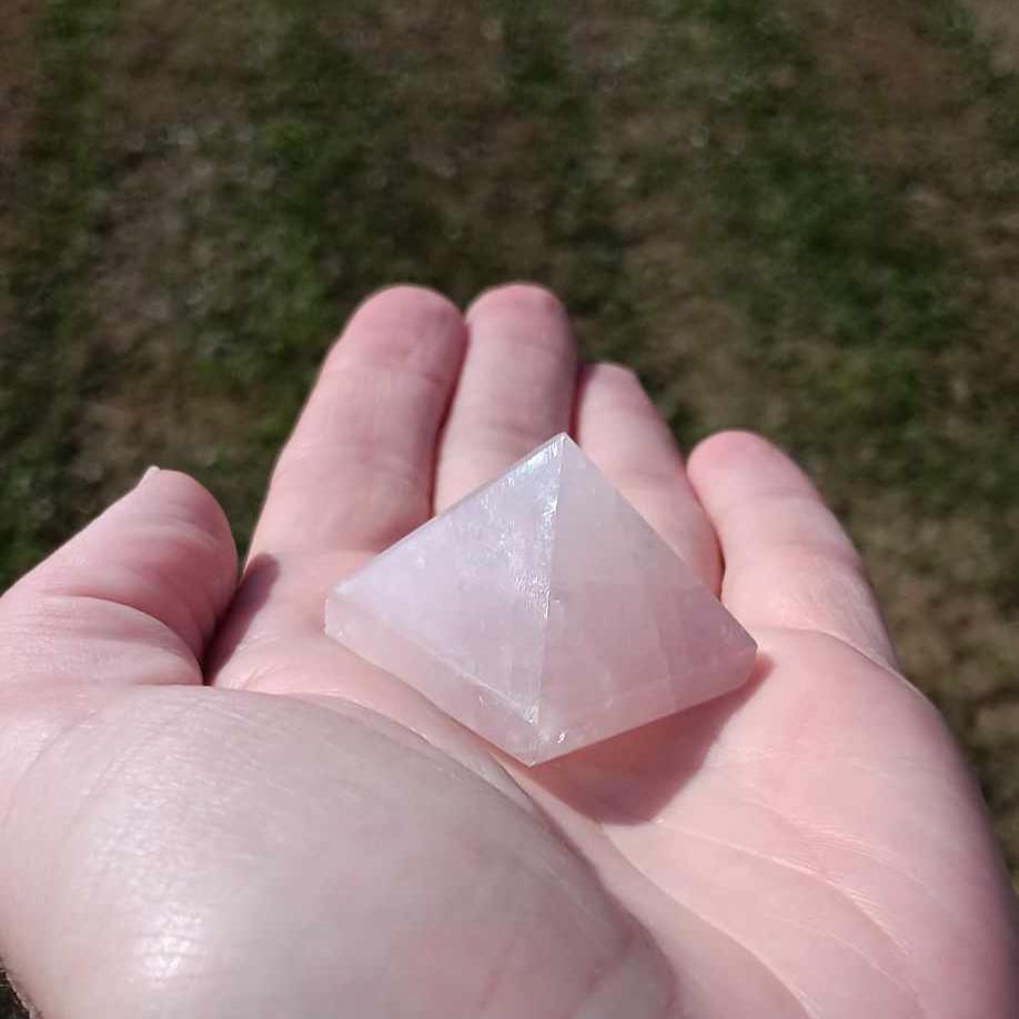 Pyramid: Rose Quartz