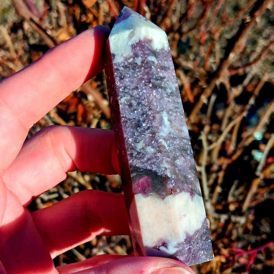 Obelisk: Pink Tourmaline 4 Inches