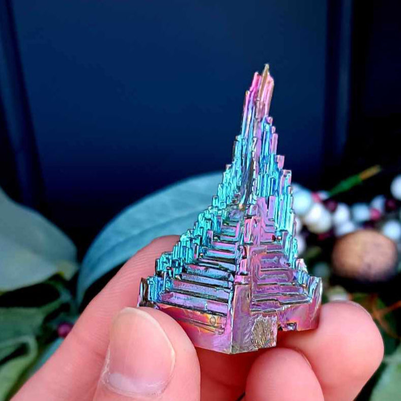 Brand New: Bismuth Titanium Wide Alien Staircase 2 Inches