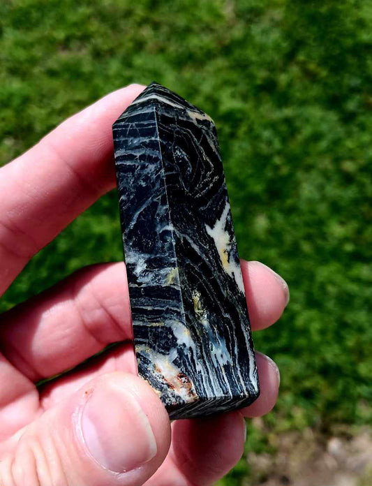 Brand New Obelisk: Zebra Jasper (Zebra Stone) 3 Inches