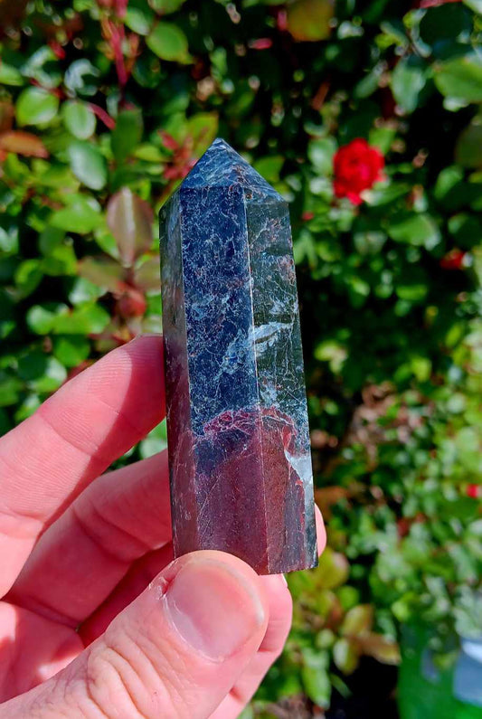 Brand New Obelisk: Garnet 3.25 Inches