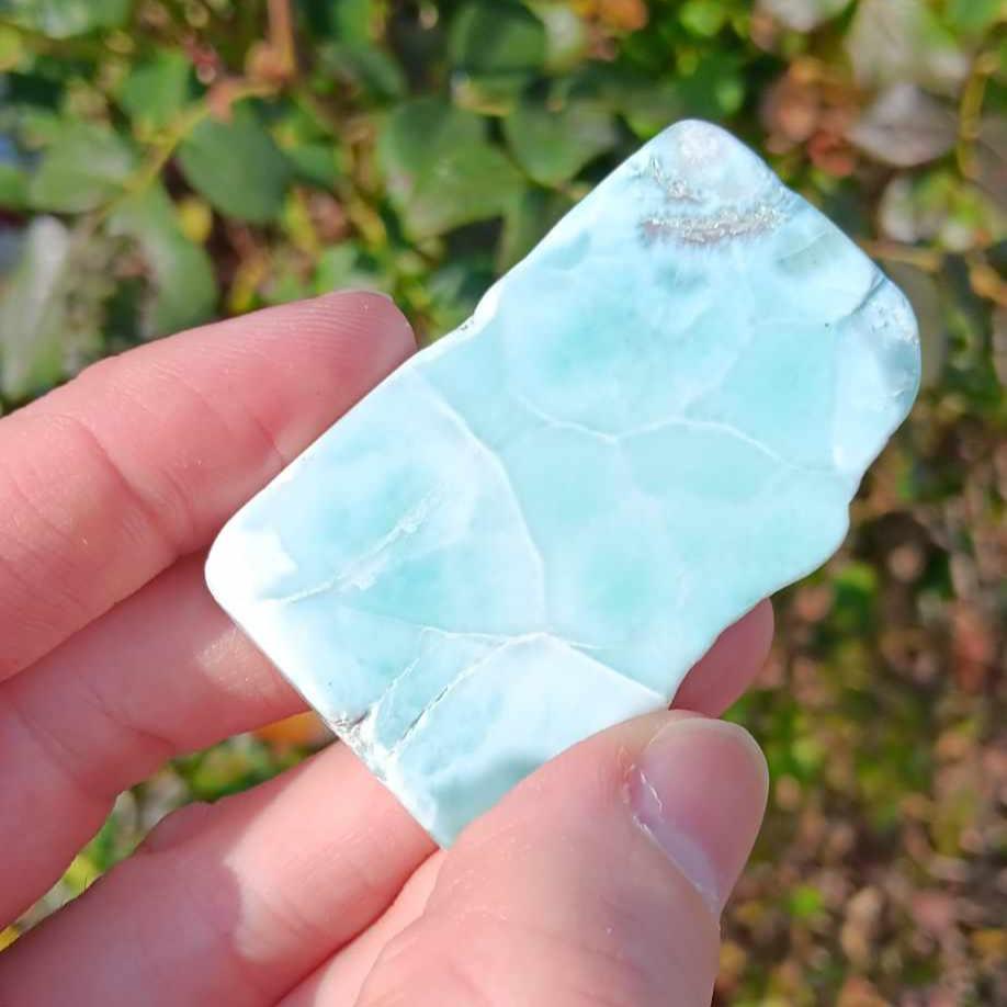 Larimar Slab Gloss Polish Light Blue 42 grams