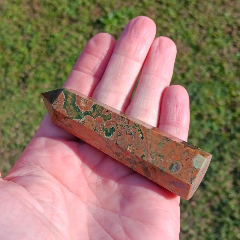 Obelisk: Kambaba Jasper 3.5 Inches