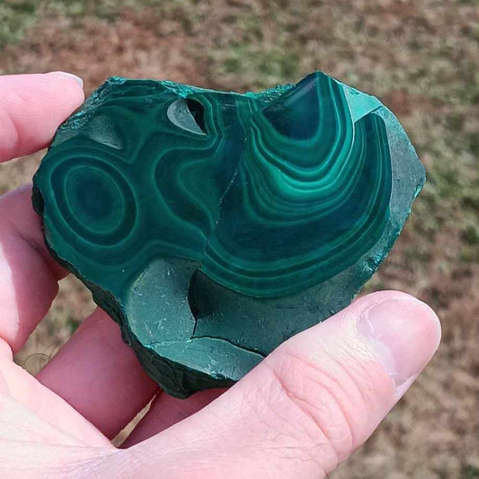 Brand New: Malachite Slab Standing Piece