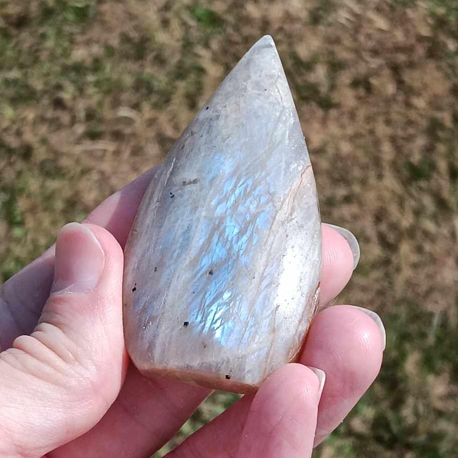 Brand New: Flash Moonstone Teardrop 3 inches