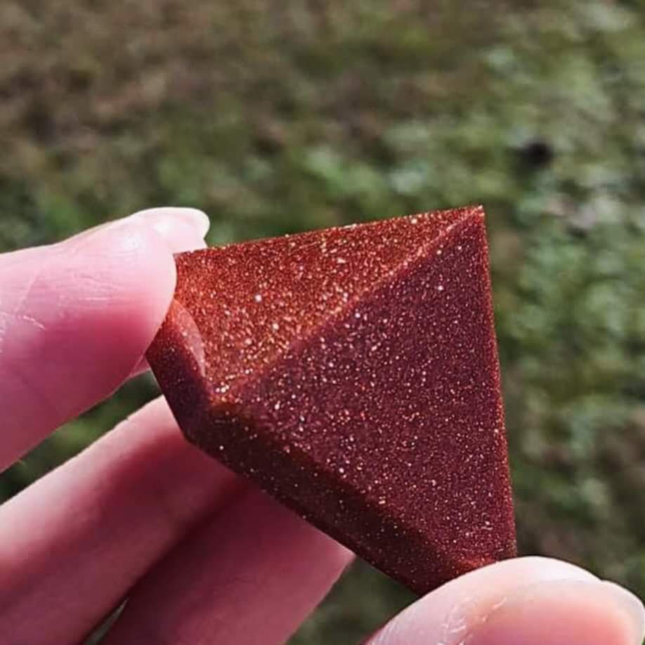 Pyramid: Red Goldstone