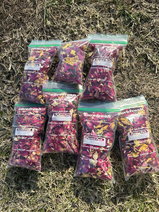 Garden Grown Organic Rose Petals