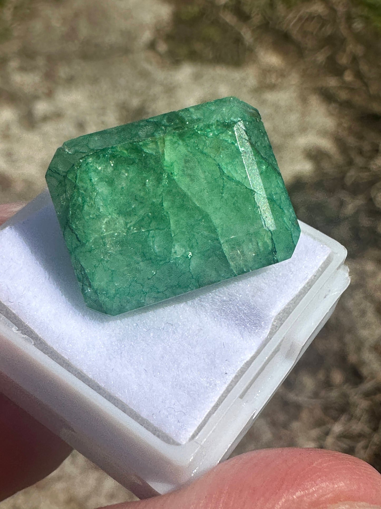 Square Cut Emerald