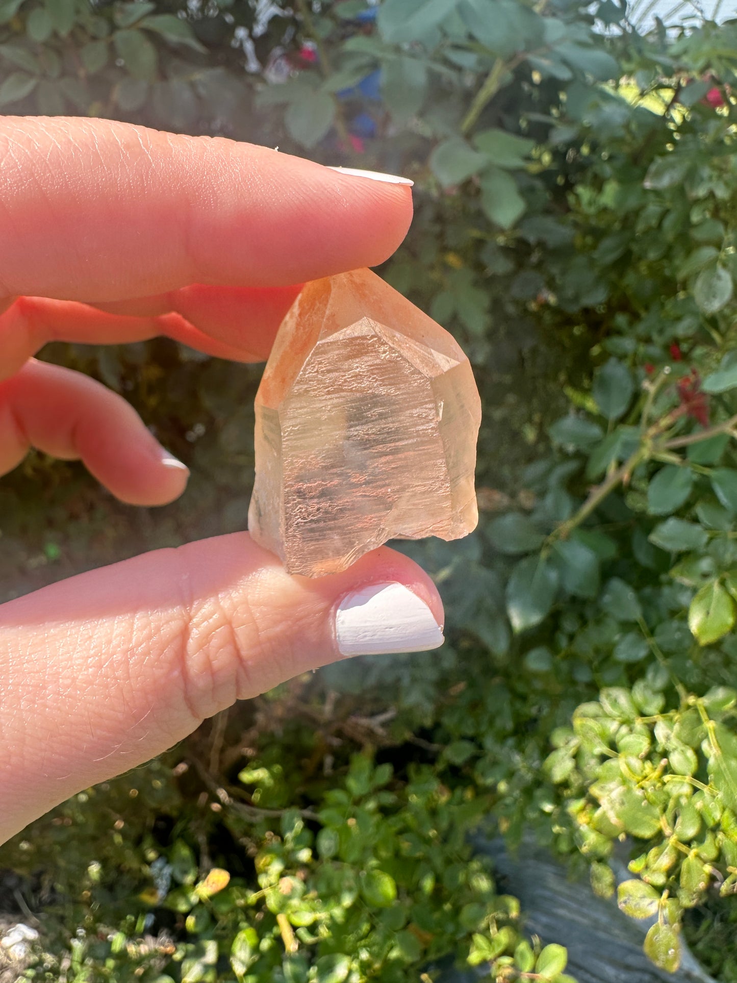 Light Tangerine Quartz Point