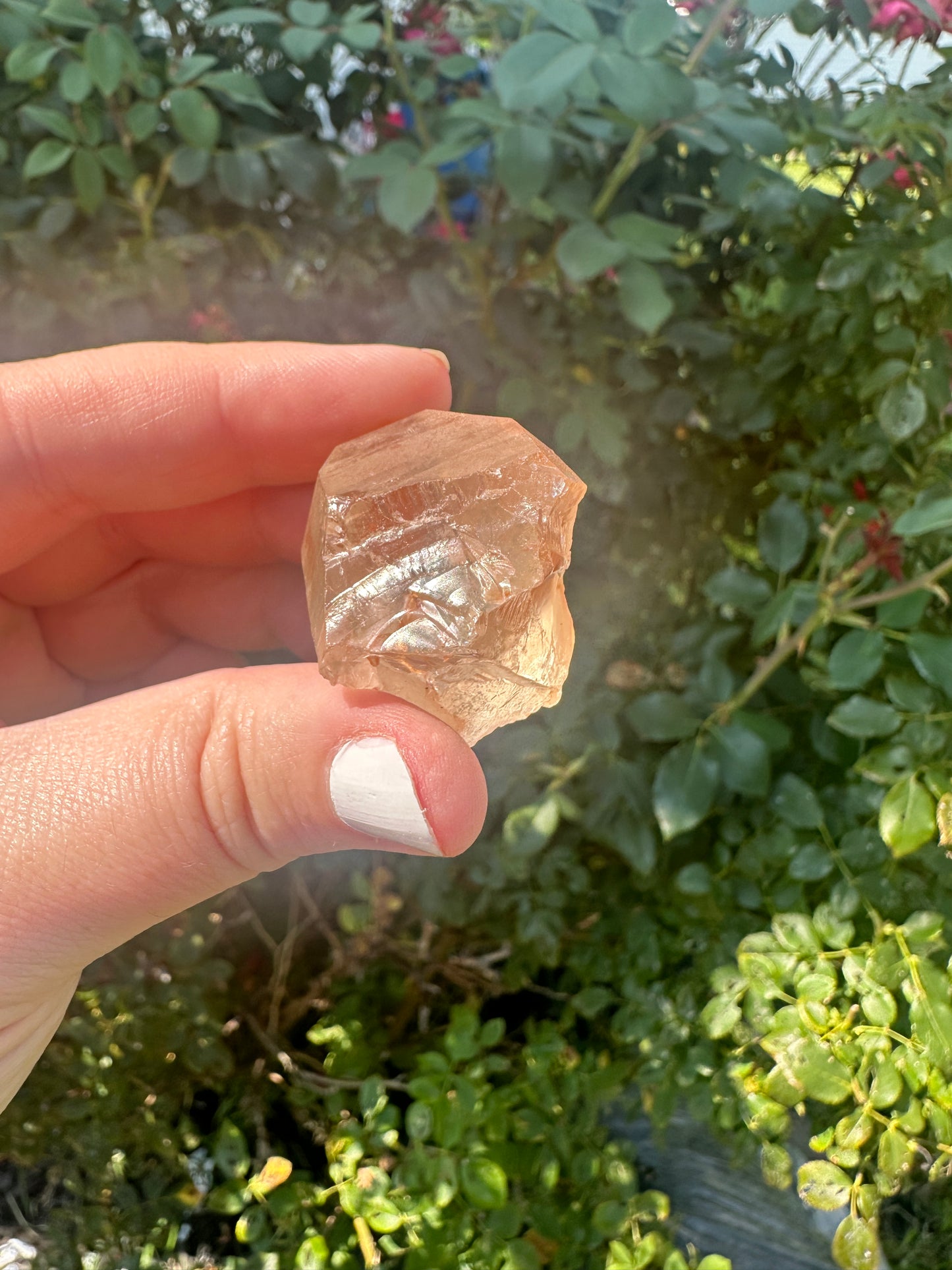 Light Tangerine Quartz Point