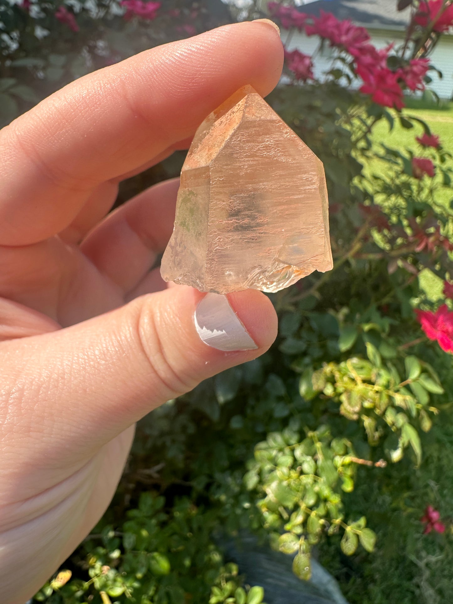 Light Tangerine Quartz Point