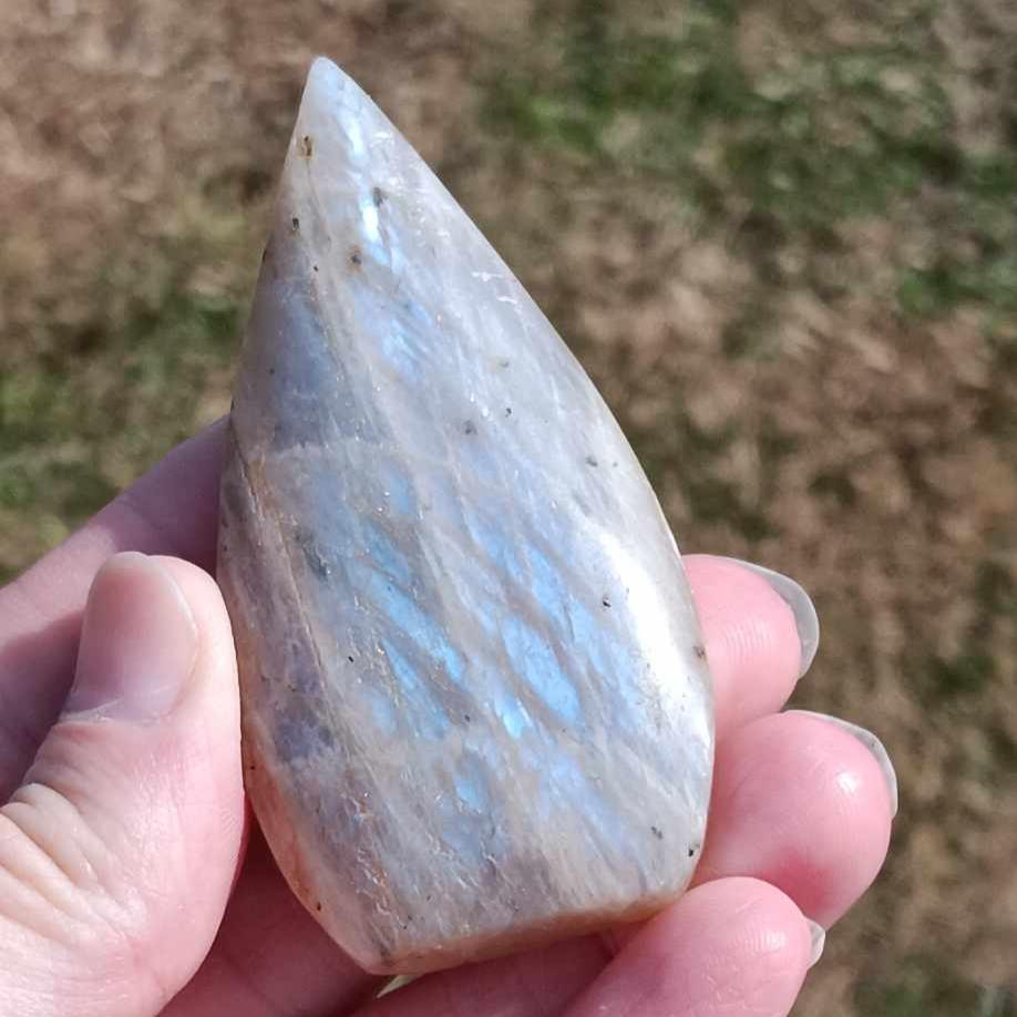 Brand New: Flash Moonstone Teardrop 3 inches