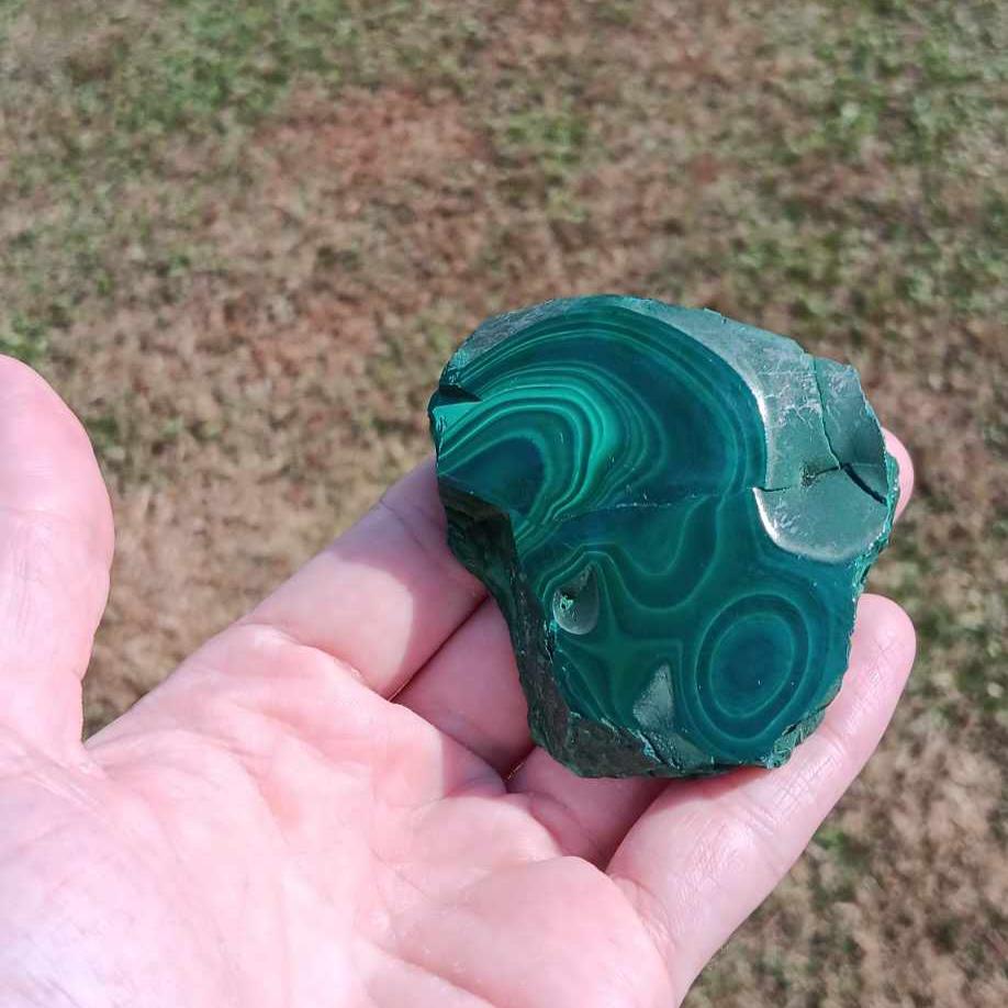 Brand New: Malachite Slab Standing Piece