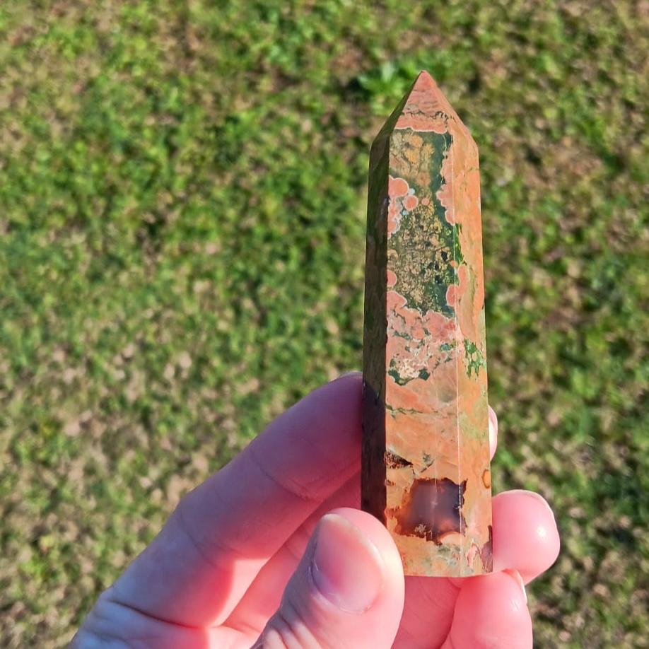 Obelisk: Kambaba Jasper 3.5 Inches