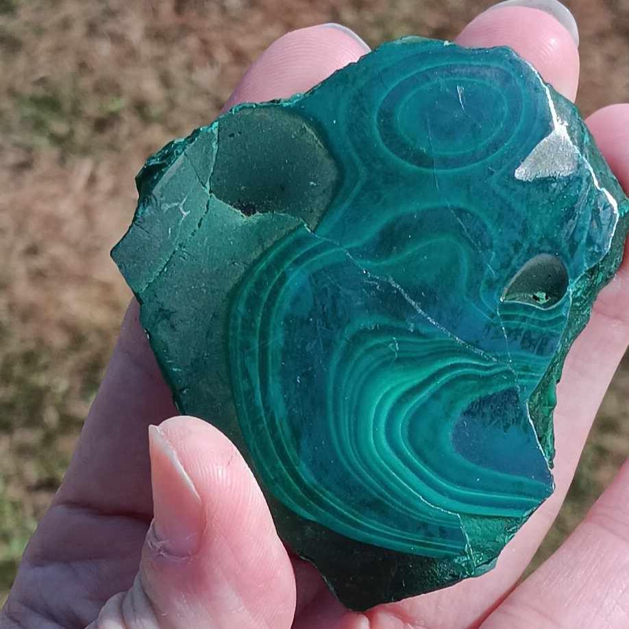 Brand New: Malachite Slab Standing Piece